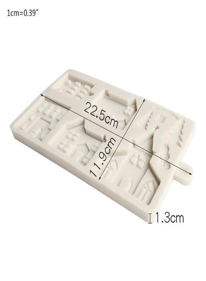 JGGZONE 3D Xmas Christmas Tree House Silicone Mold For Fondant Cake Decor Chocolate Sugarcraft Gingerbread Baking Mould - Image 3